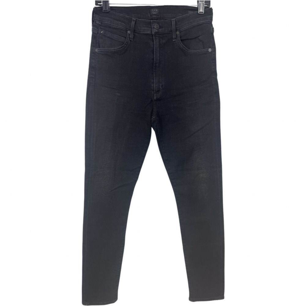 Citizens of Humanity Chrissy Skinny Black High Rise Jeans size 29